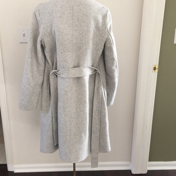 💜  Zara Waterfall Coat handmade heather gray - Picture 5 of 8